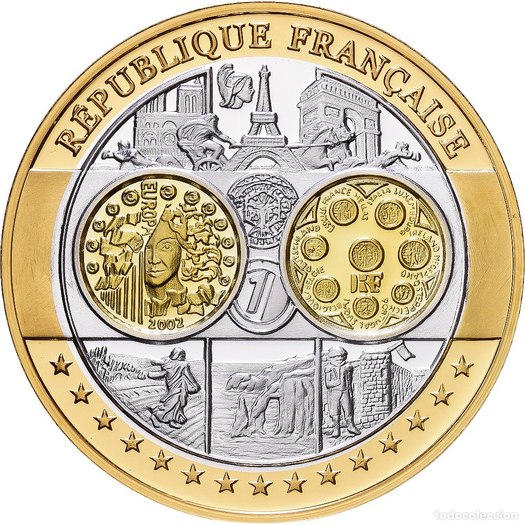 Medallas hist&oacute;ricas: [#1216507] Francia, medalla, Europa, Plata, FDC