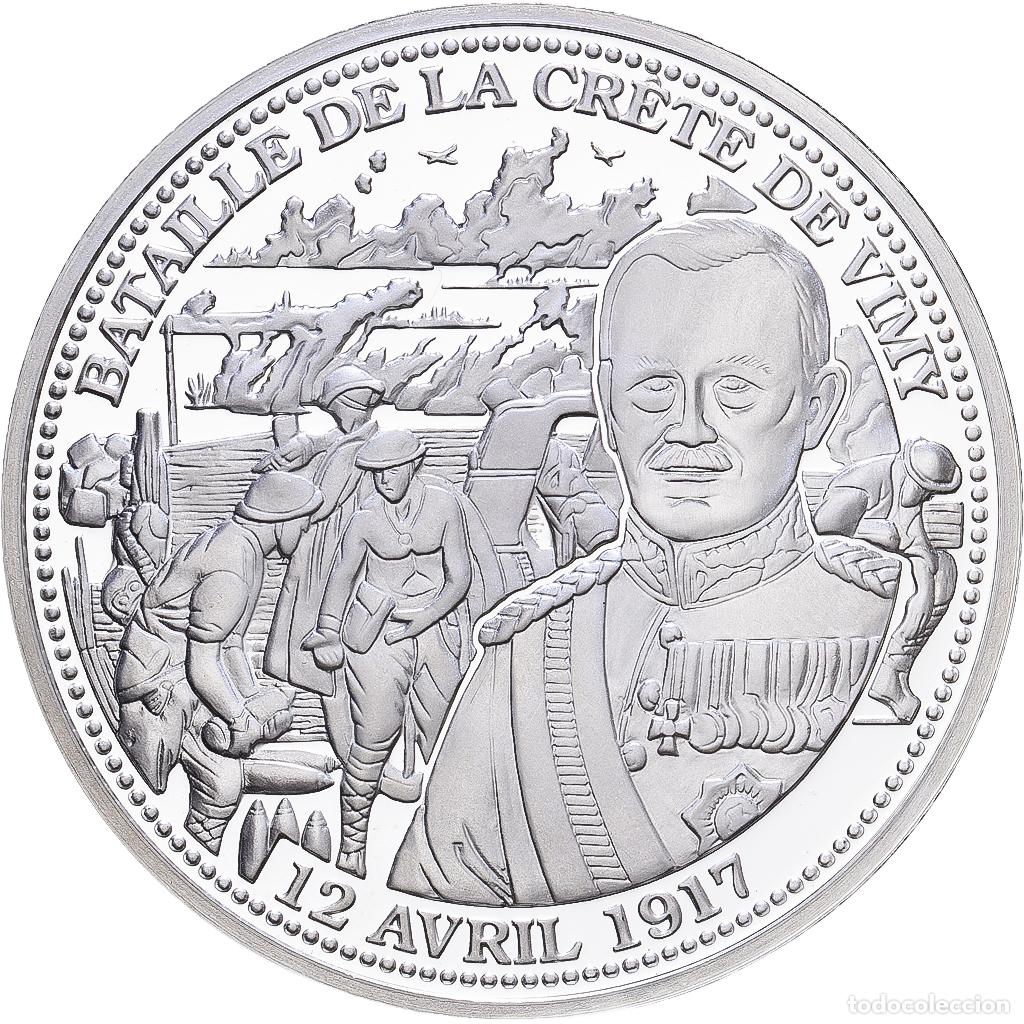 Medallas hist&oacute;ricas: [#1216413] Francia, medalla, Bataille de La Cr&ecirc;te de Vimy, Plata, FDC