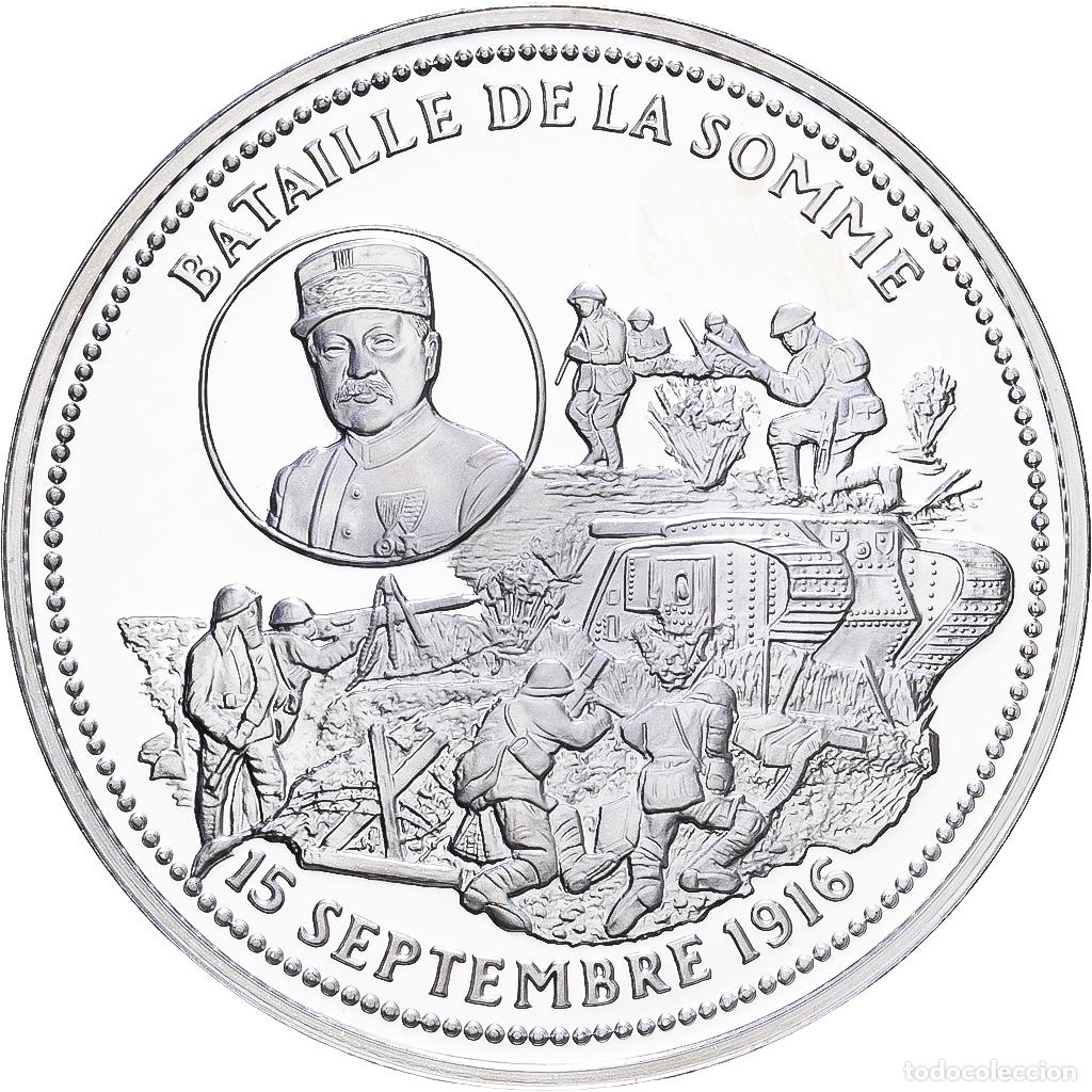 Medallas hist&oacute;ricas: [#1216415] Francia, medalla, Centenaire de la Premi&egrave;re Guerre Mondiale, Bataille de la