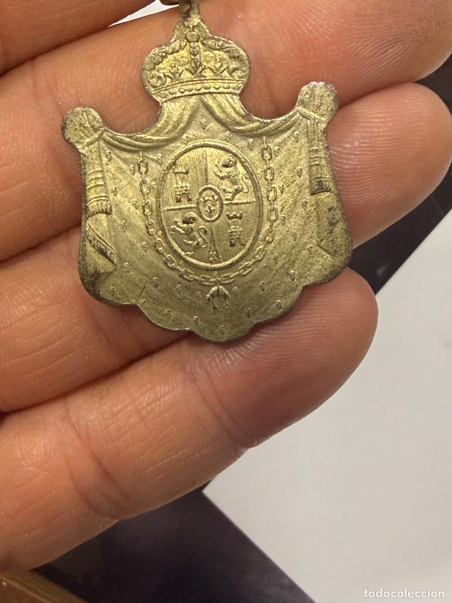 Medallas hist&oacute;ricas: Antigua medalla asociaci&oacute;n espa&ntilde;ola S.M bah&iacute;a blanca