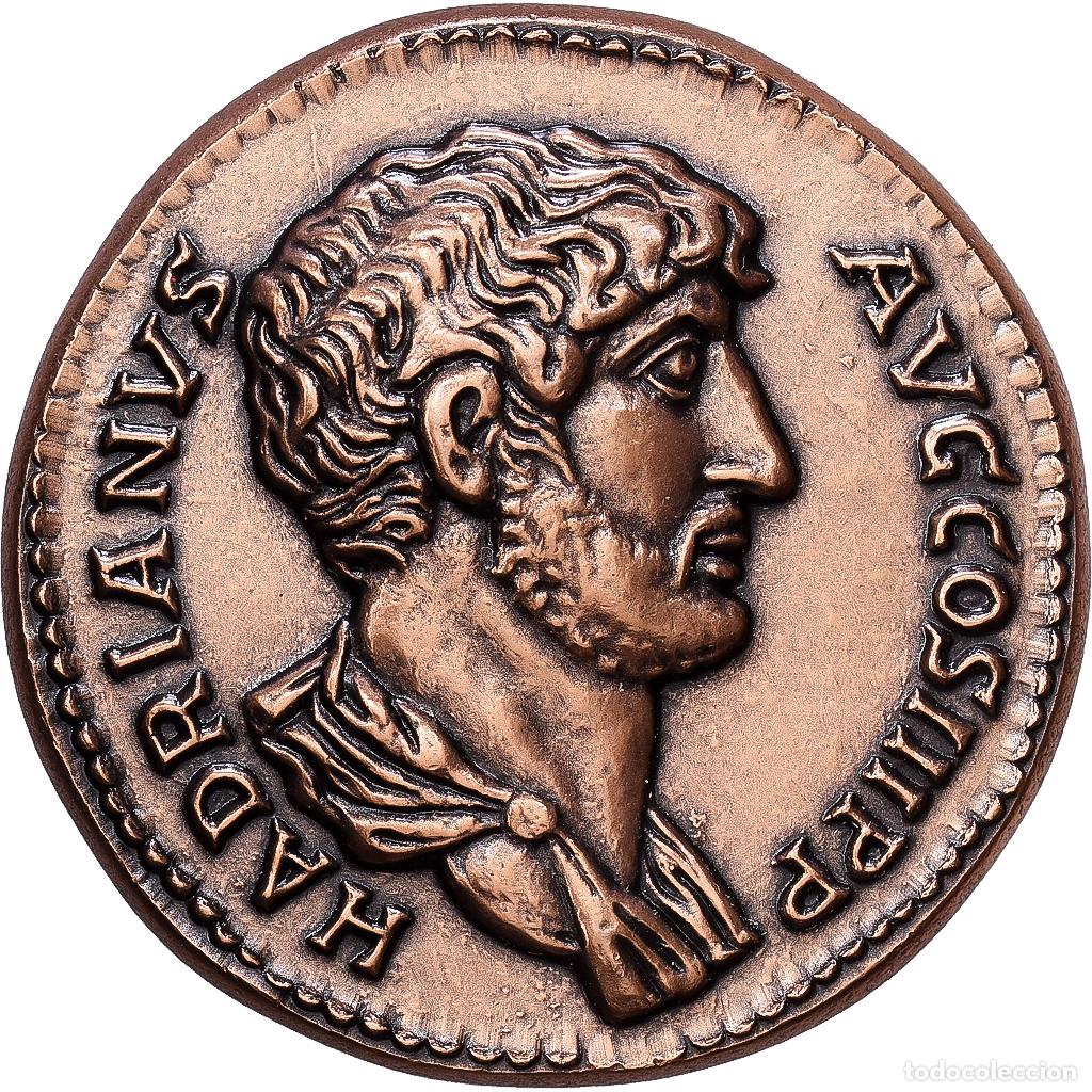 Medallas hist&oacute;ricas: [#1216084] Francia, medalla, Reproduction Monnaie Antique, Hadrien, Bronce, FDC