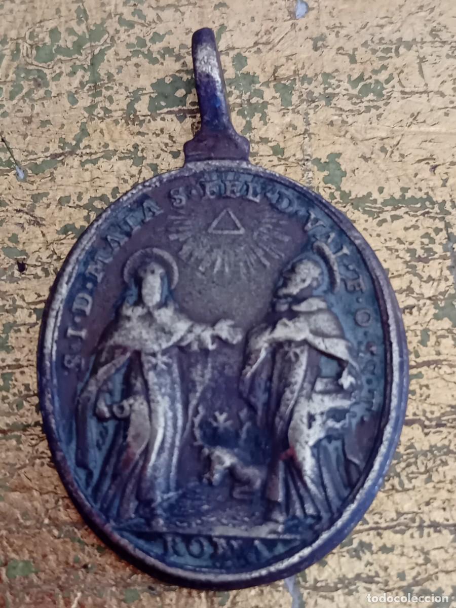 Medallas hist&oacute;ricas: Orden trinitaria S.XVIII San Juan de Mata y San F&eacute;lix de Valois Virgen de las Virtudes