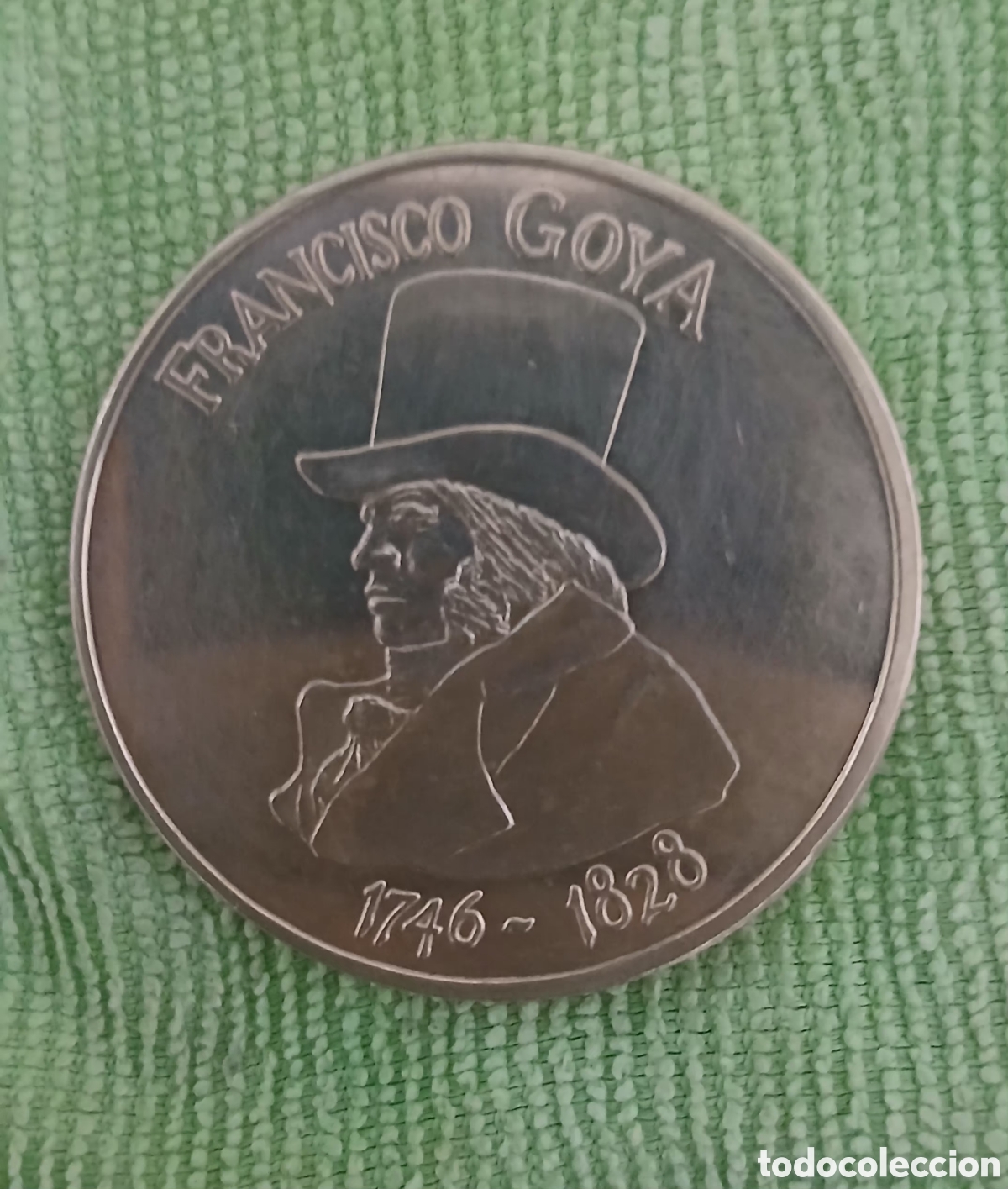 Medallas hist&oacute;ricas: DOS ONZAS DE PLATA FRANCISCO DE GOYA