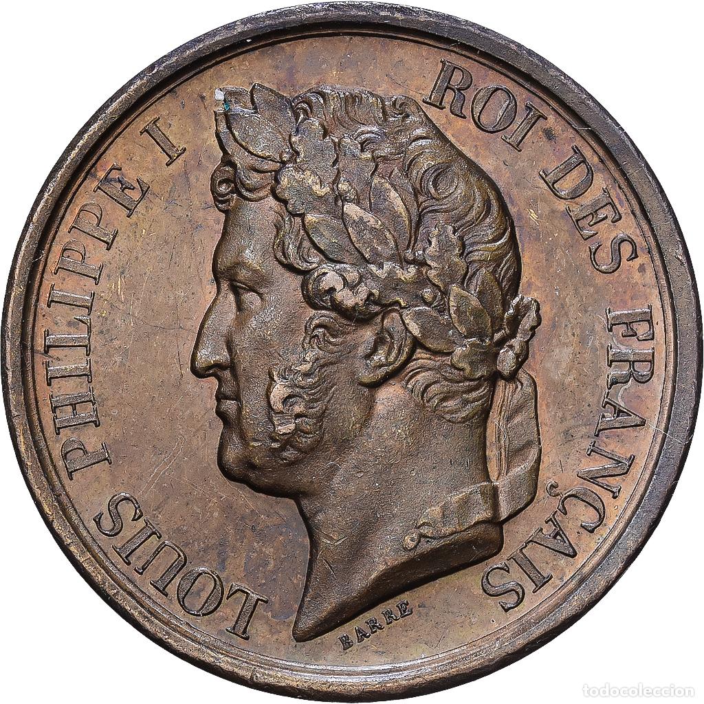 Medallas hist&oacute;ricas: [#1216086] Francia, medalla, L'Arm&eacute;e au Duc d'Orl&eacute;ans Prince Royal, 1842, Cobre, MBC+