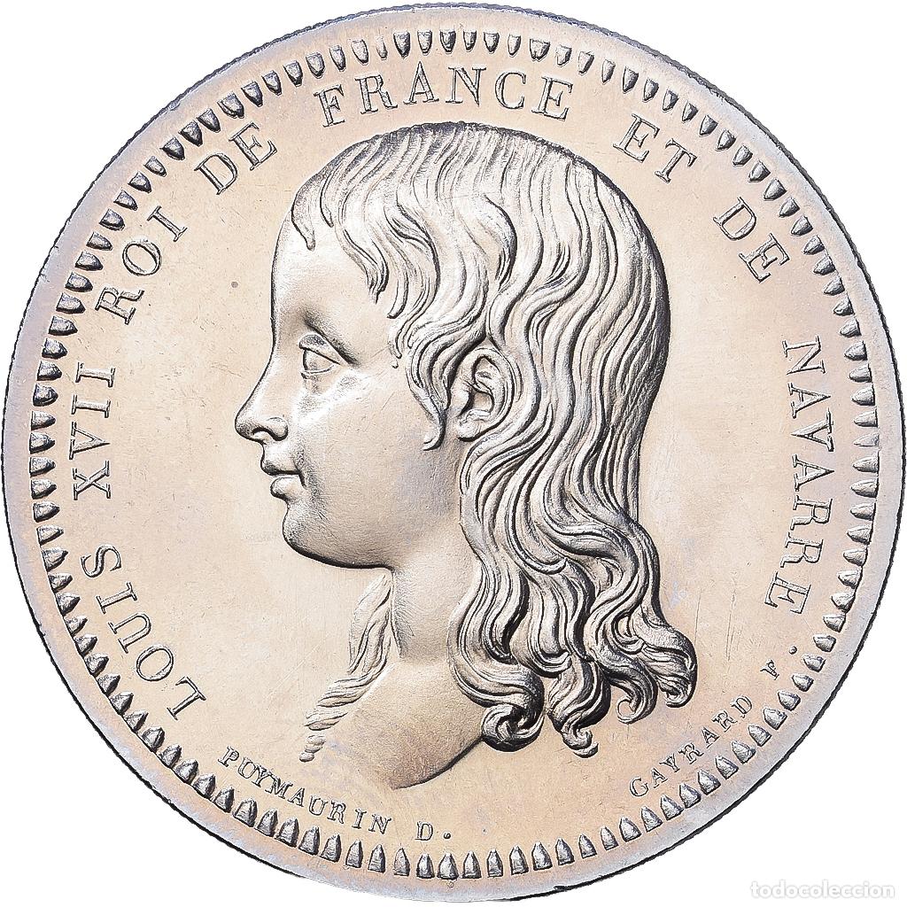 Medallas hist&oacute;ricas: [#1216104] Francia, medalla, Les Rois de France Louis XVII, N&iacute;quel, SC