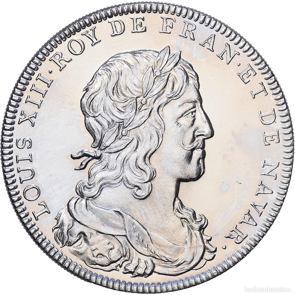 Medallas hist&oacute;ricas: [#1216108] Francia, medalla, Les rois de France, Louis XIII, N&iacute;quel, SC