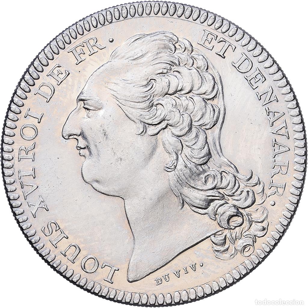 Medallas hist&oacute;ricas: [#1216112] Francia, medalla, Les rois de France, Louis XVI, N&iacute;quel, SC