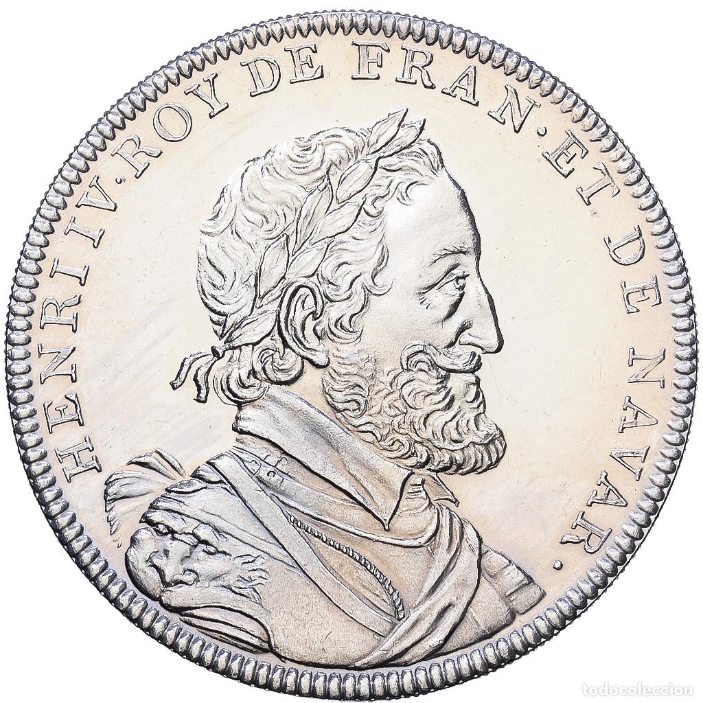 Medallas hist&oacute;ricas: [#1216116] Francia, medalla, Les Rois de France, Henri IV, N&iacute;quel, SC