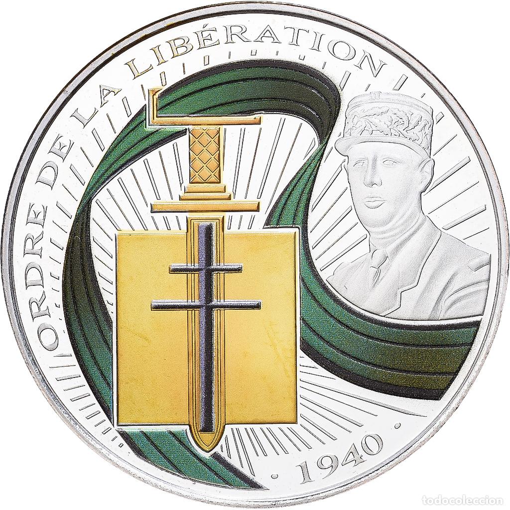 Medallas hist&oacute;ricas: [#1216135] Francia, medalla, Ordre de la Lib&eacute;ration, Plata, BE, FDC