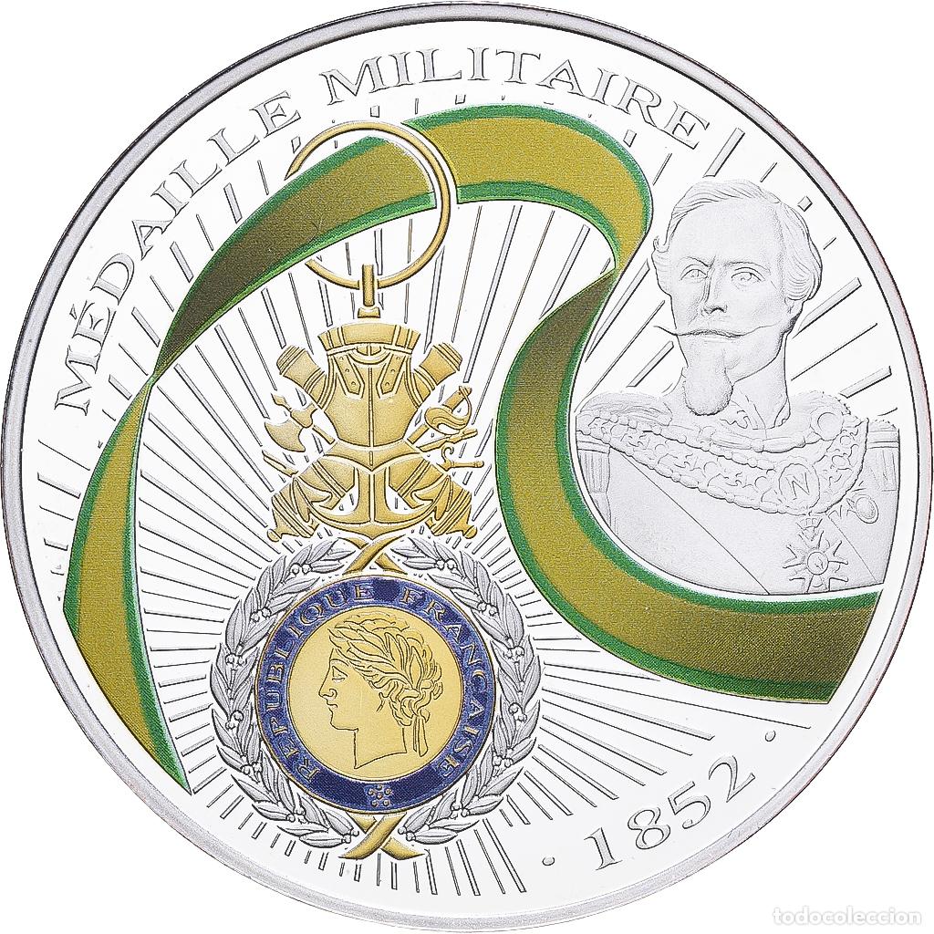 Medallas hist&oacute;ricas: [#1216138] Francia, medalla, M&eacute;daille militaire, Plata, BE, FDC