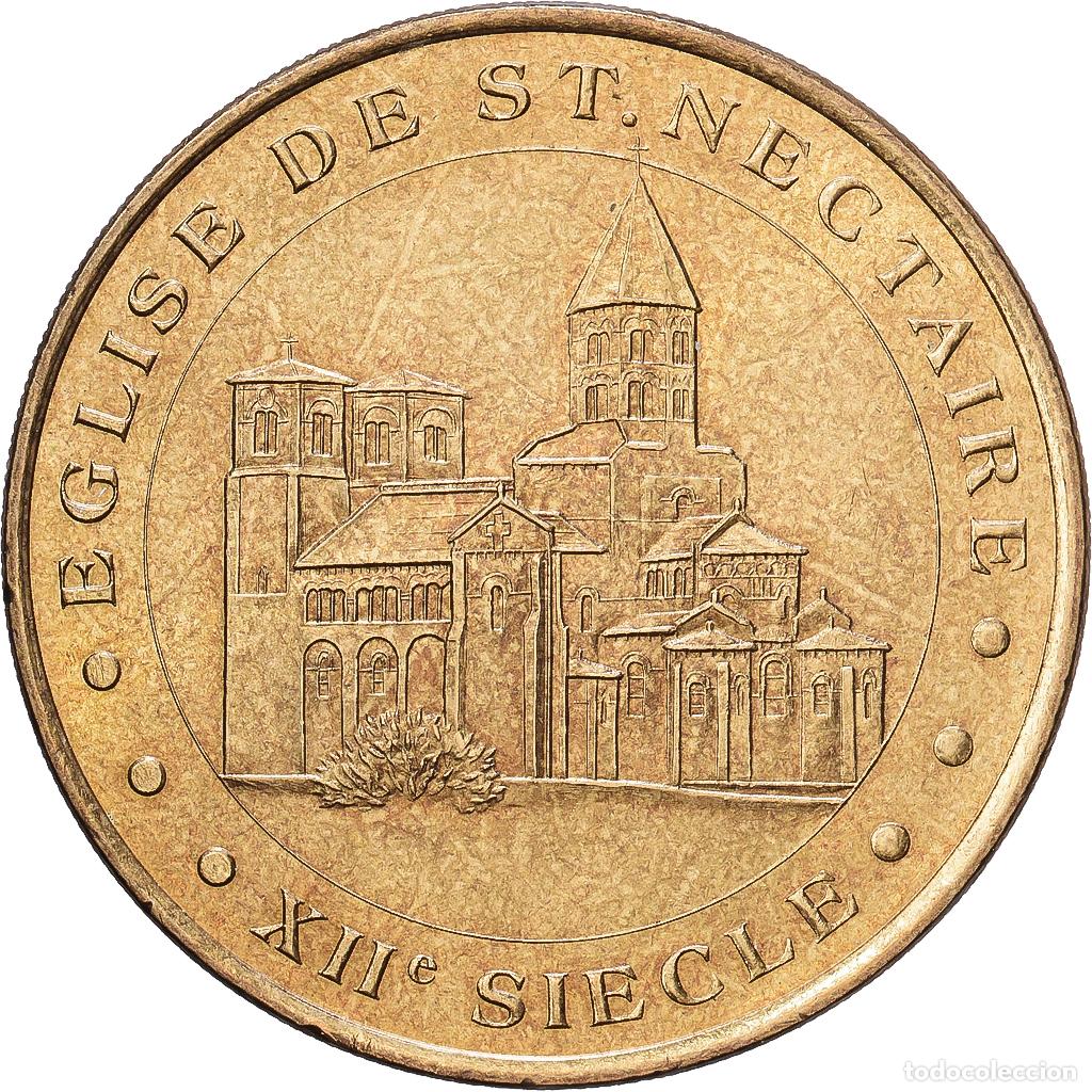 Medallas hist&oacute;ricas: [#1216194] Francia, zeton, Saint-Nectaire - l'&eacute;glise, 2002, Aluminio y cupron&iacute;quel, MDP