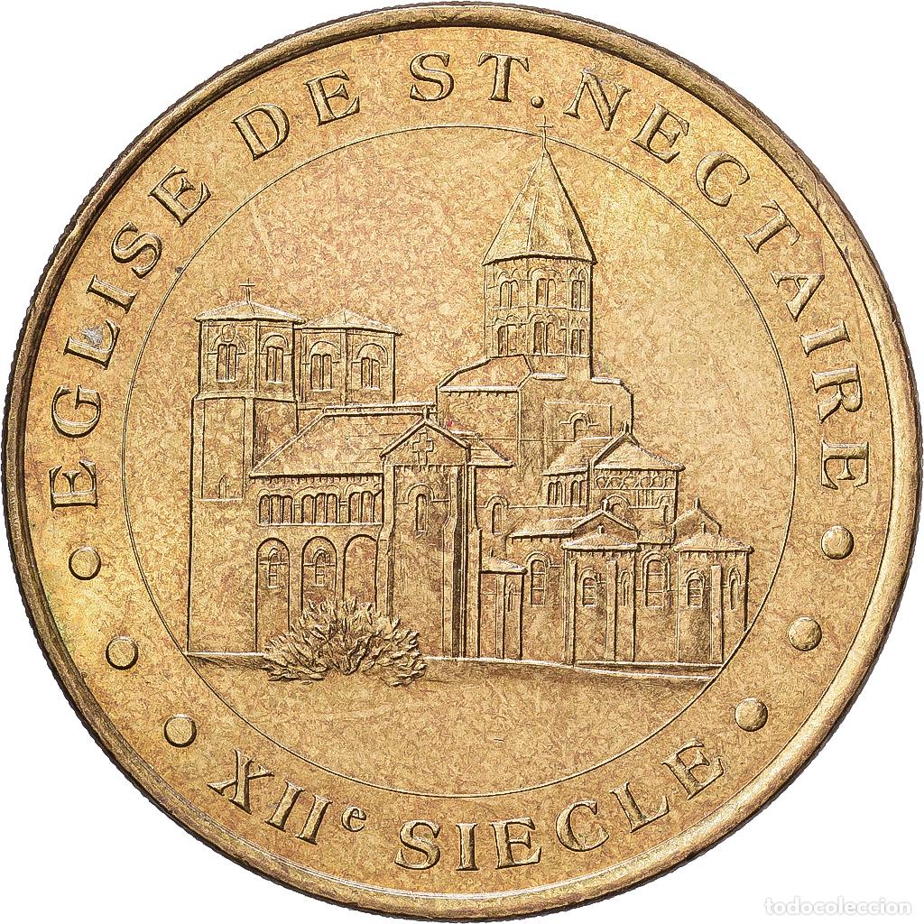 Medallas hist&oacute;ricas: [#1216191] Francia, zeton, Saint-Nectaire - l'&eacute;glise, 2002, Aluminio y cupron&iacute;quel, MDP