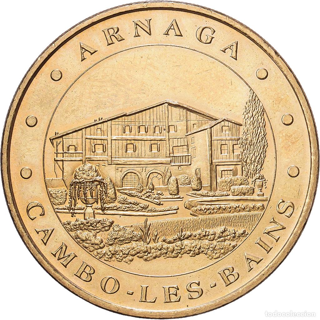 Medallas hist&oacute;ricas: [#1216195] Francia, zeton, 64/ Arnaga - Cambo-les-Bains, 2006, Aluminio y cupron&iacute;quel