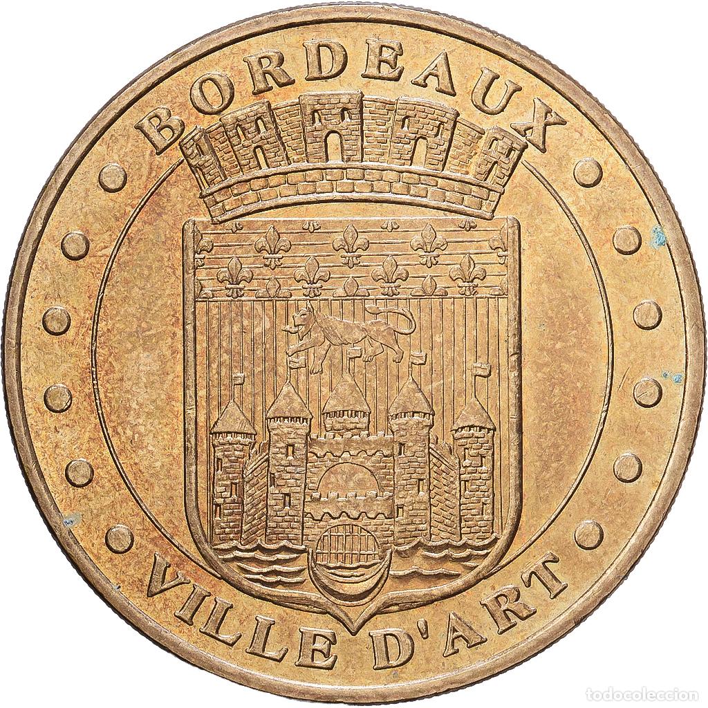 Medallas hist&oacute;ricas: [#1216196] Francia, zeton, Bordeaux - Ville d'Art, 2003, Aluminio y cupron&iacute;quel, Monnaie