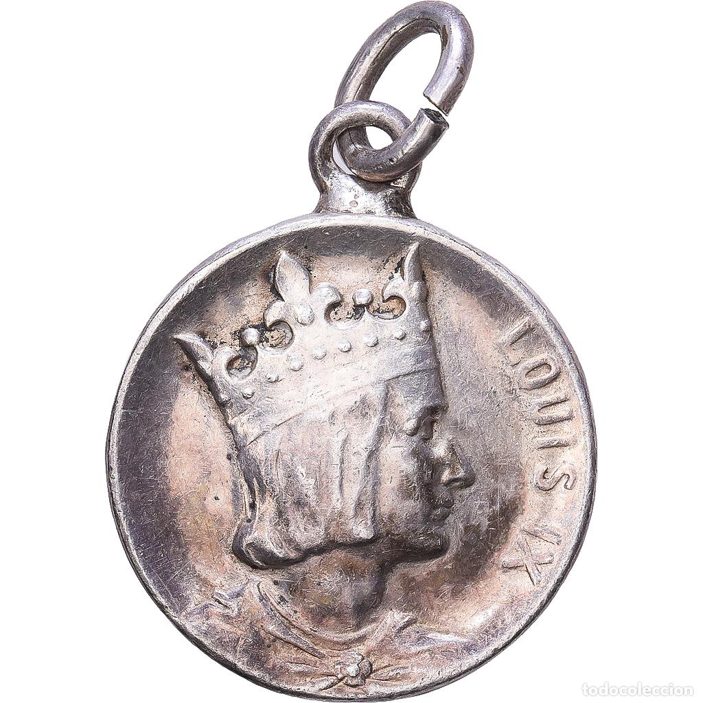 Medallas hist&oacute;ricas: [#1216206] Francia, medalla, Louis IX, Louis XI, Silvered Metal, EBC