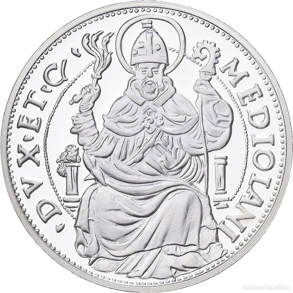 Medallas hist&oacute;ricas: [#1216582] Francia, medalla, Reproduction, Grossone d'Argent, Duch&eacute; de Milan, Plata, FDC