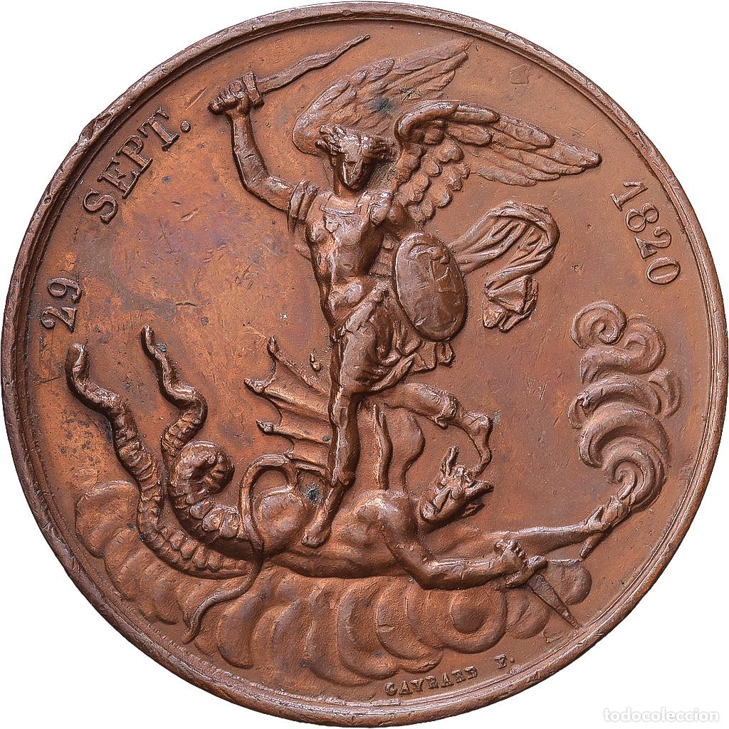 Medallas hist&oacute;ricas: [#1216207] Francia, medalla, Naissance du Duc de Bordeaux, 1820, Bronce, Gayrard, EBC