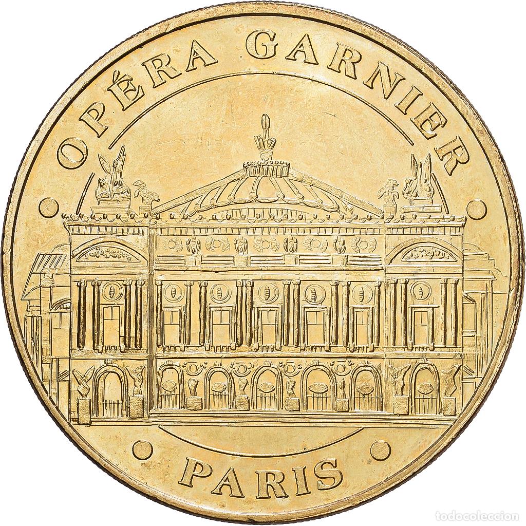 Medallas hist&oacute;ricas: [#1216215] Francia, zeton, 75/ Paris - Op&eacute;ra Garnier, 2014, Aluminio y cupron&iacute;quel