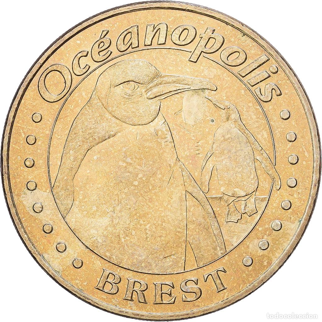 Medallas hist&oacute;ricas: [#1216221] Francia, zeton, Brest - Oc&eacute;anopolis n&deg;2, 2006, Aluminio y cupron&iacute;quel, MDP