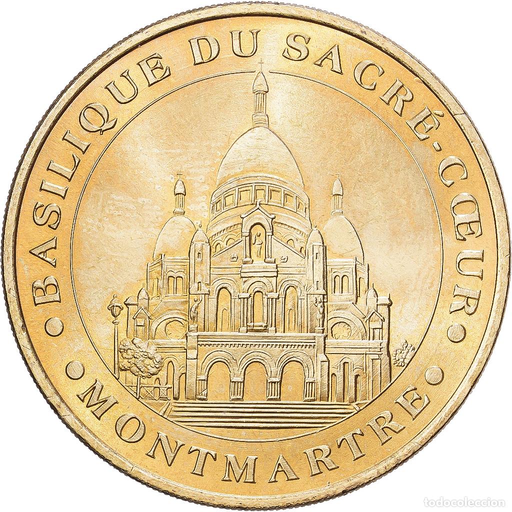 Medallas hist&oacute;ricas: [#1216227] Francia, medalla, Basilique du Sacr&eacute; Coeur de Montmartre, 2001, MDP, Aluminio y