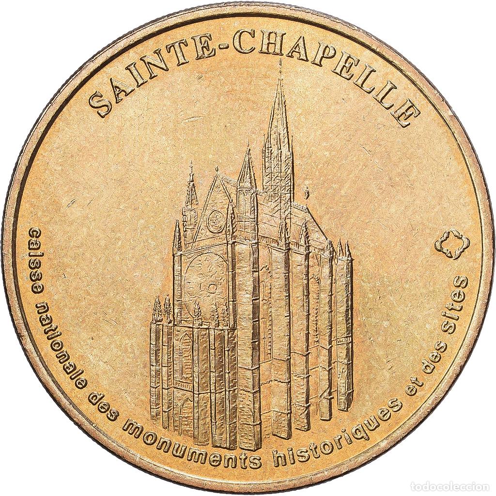 Medallas hist&oacute;ricas: [#1216225] Francia, zeton, Paris - Sainte Chapelle, 2003, Aluminio y cupron&iacute;quel, MDP, EBC
