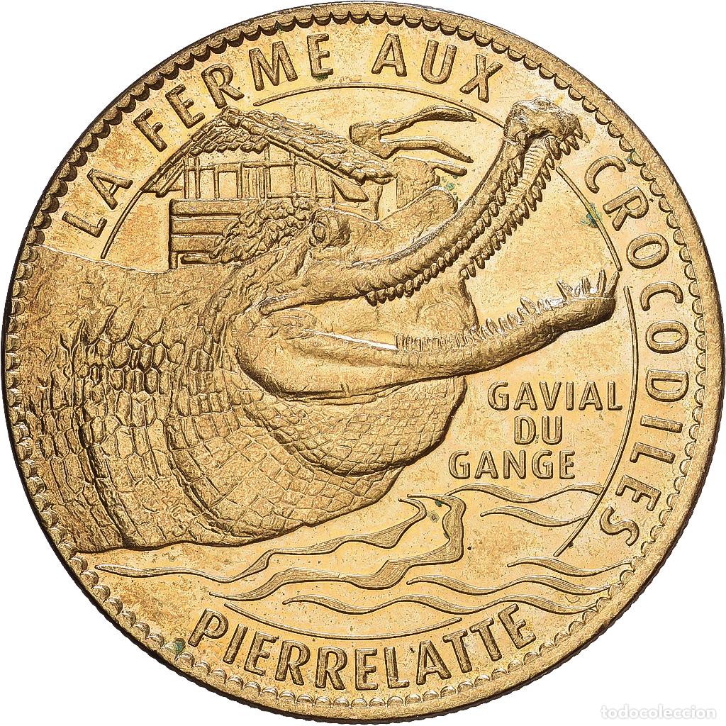 Medallas hist&oacute;ricas: [#1216267] Francia, zeton, La Ferme aux Crocodiles, Aluminio y cupron&iacute;quel, EBC