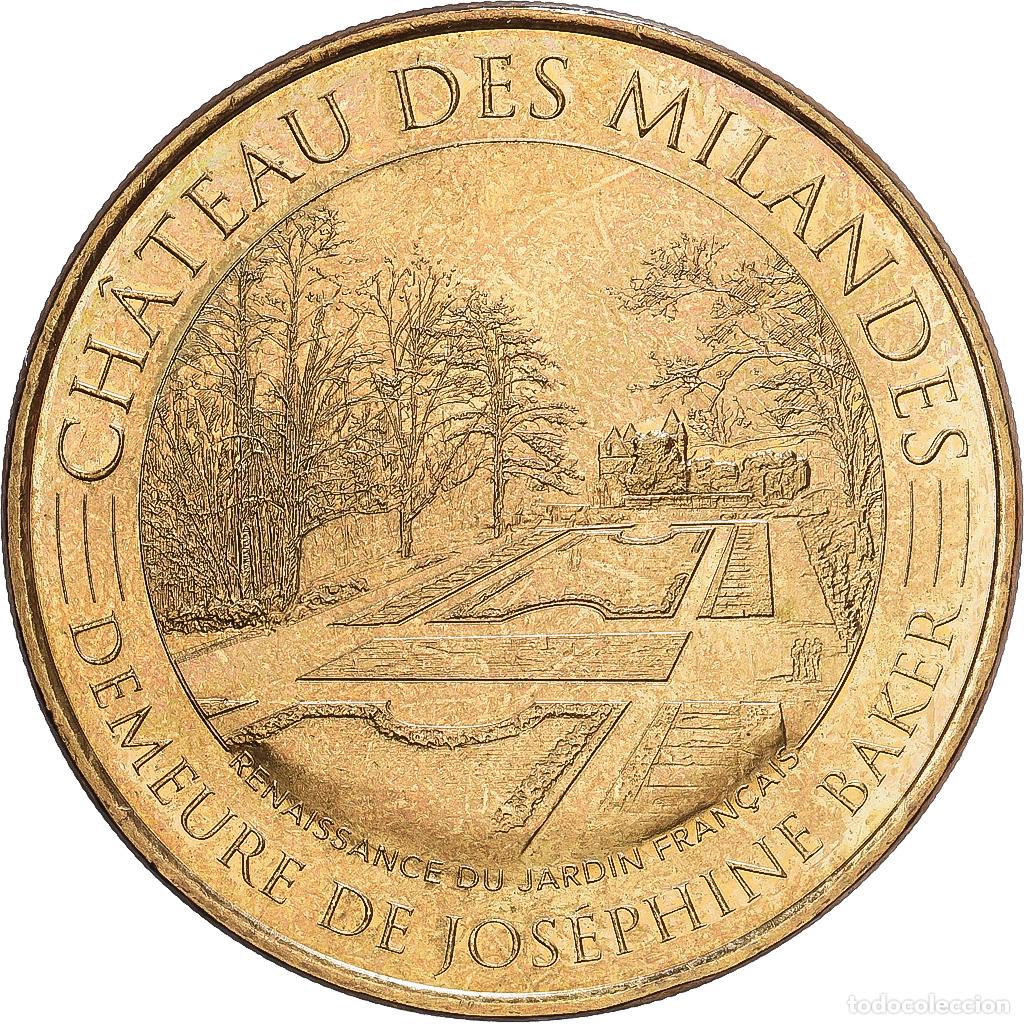 Medallas hist&oacute;ricas: [#1216269] Francia, zeton, Castelnaud-la-Chapelle - Ch&acirc;teau des Milandes n&deg;3, 2016
