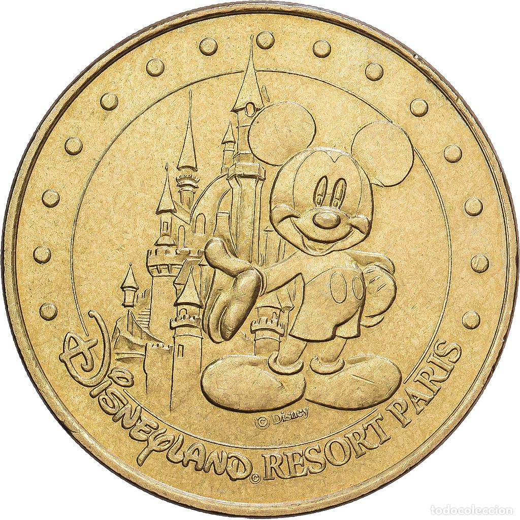 Medallas hist&oacute;ricas: [#1216272] Francia, zeton, Disneyland - Resort Paris, 2006, Aluminio y cupron&iacute;quel, EBC