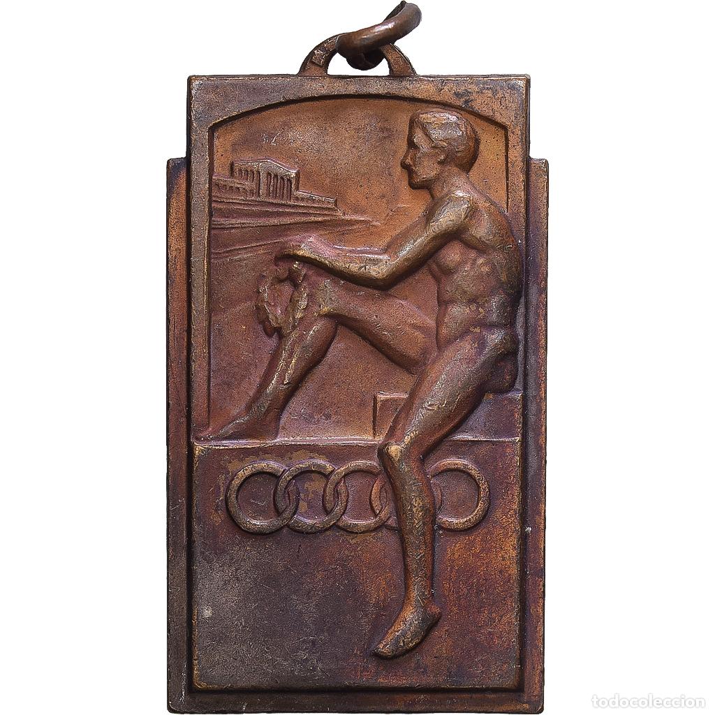 Medallas hist&oacute;ricas: [#1216290] Francia, medalla, Jeux Olympiques, Paris, 1900, Cobre, MBC