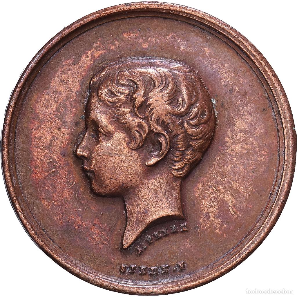 Medallas hist&oacute;ricas: [#1216326] Francia, medalla, Napol&eacute;on IV, Soci&eacute;t&eacute; du Prince Imp&eacute;rial, Enfance au