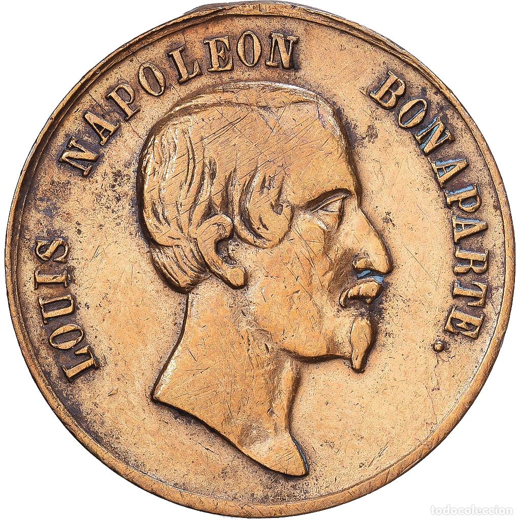 Medallas hist&oacute;ricas: [#1216334] Francia, medalla, Louis Napol&eacute;on Bonaparte R&eacute;&eacute;lu au Suffrage Universel