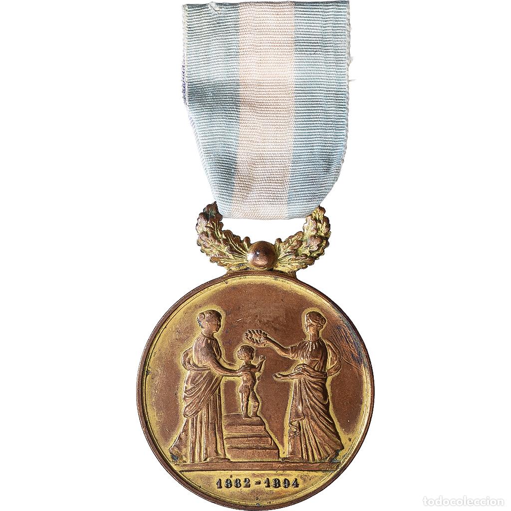 Medallas hist&oacute;ricas: [#1216343] Francia, medalla, Concours, Hygi&egrave;ne de l'Enfance, Paris, 1894, Bronce dorado