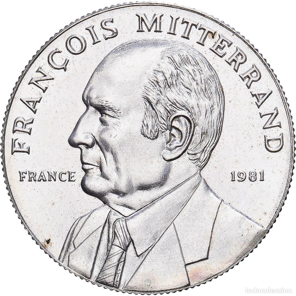 Medallas hist&oacute;ricas: [#1216466] Francia, medalla, Fran&ccedil;ois Mitterrand, 1982, Plata, SC