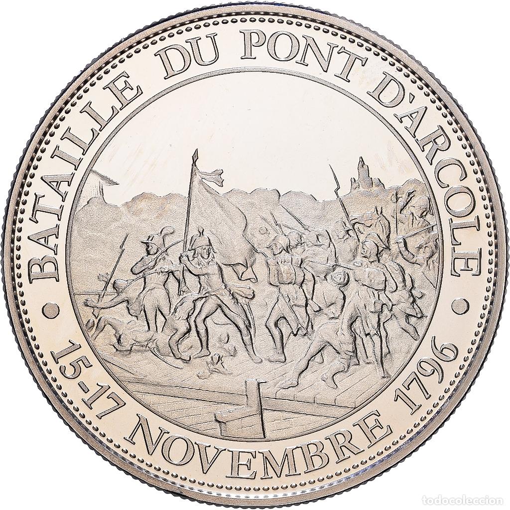 Medallas hist&oacute;ricas: [#1216482] Francia, medalla, Napol&eacute;on Bonaparte, Bataille du Pont d'Arcole, Cobre -