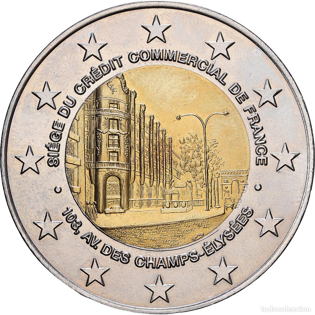 Medallas hist&oacute;ricas: [#1216485] Francia, medalla, Si&egrave;ge du Cr&eacute;dit Commercial de France, 1999, Bimet&aacute;lico, SC