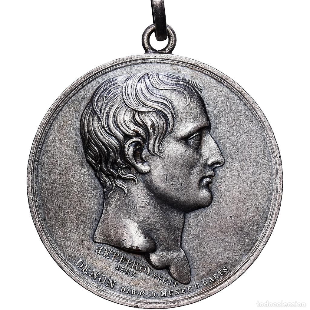 Medallas hist&oacute;ricas: [#1216514] Francia, medalla, Consulat, Visite de Napol&eacute;on au Mus&eacute;um avec la V&eacute;nus de