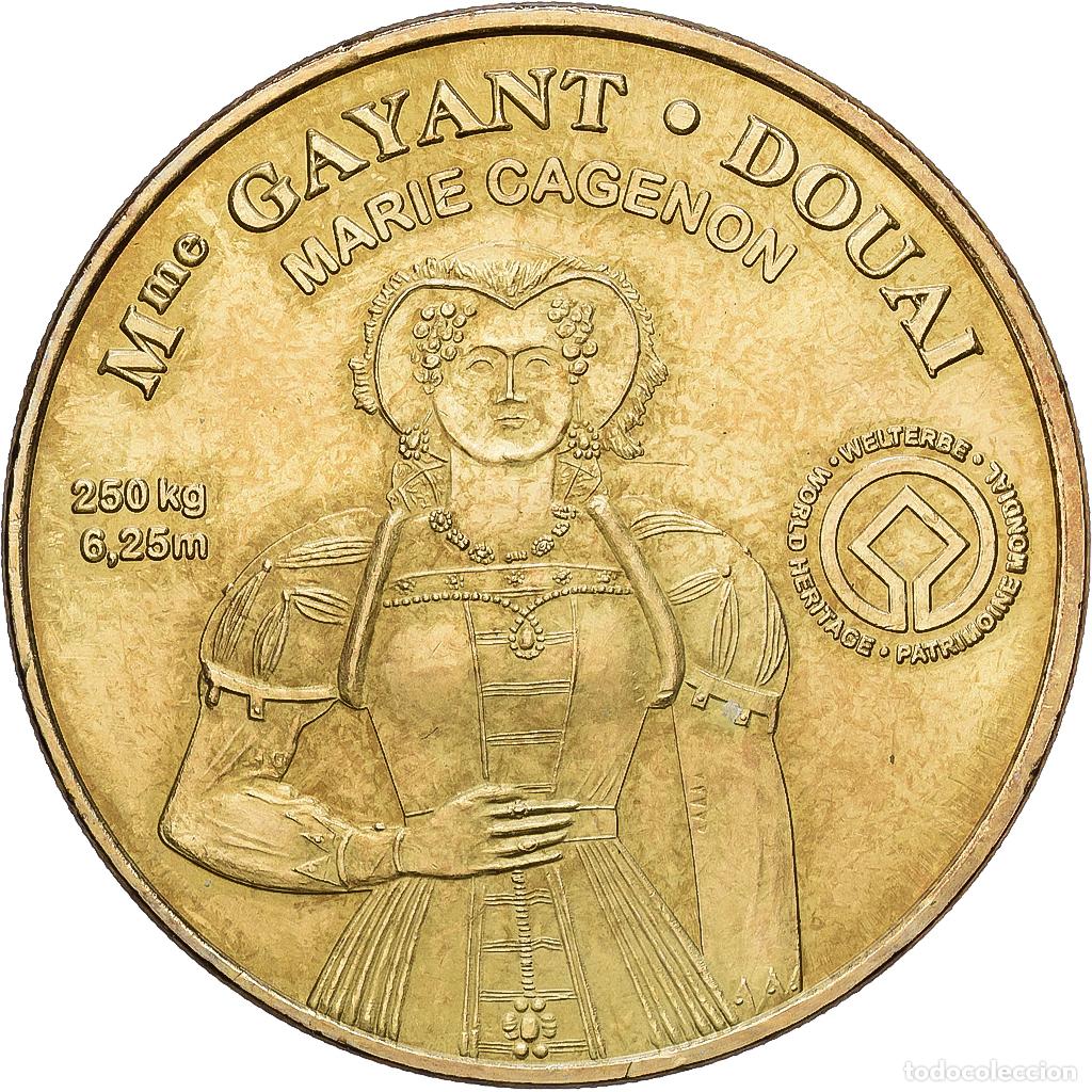Medallas hist&oacute;ricas: [#1216516] Francia, zeton, Douai - Mme Gayant Marie Cagenon, 2010, Aluminio y cupron&iacute;quel