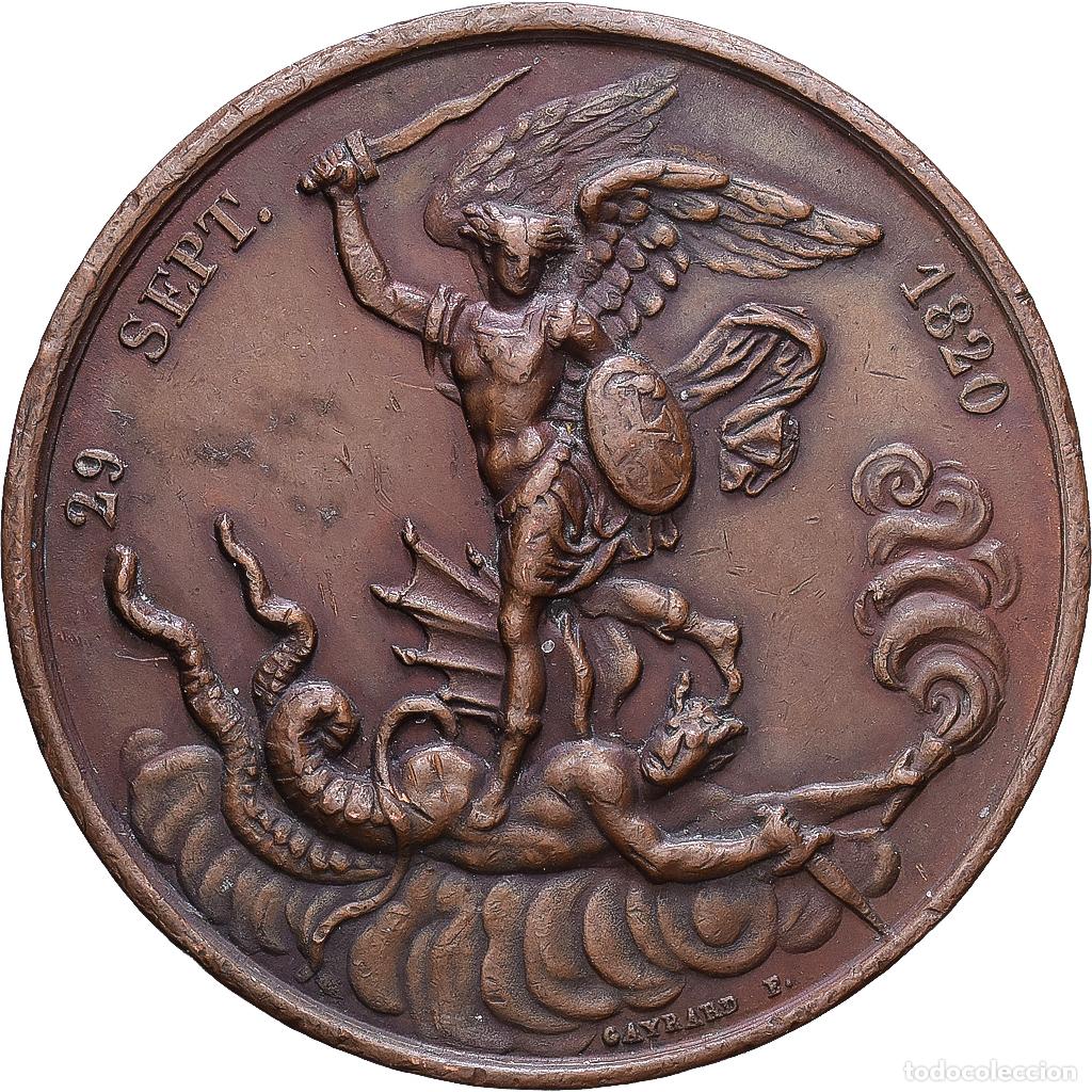 Medallas hist&oacute;ricas: [#1216523] Francia, medalla, Naissance de Henri Duc de Bordeaux, 1820, Bronce, Gayrard