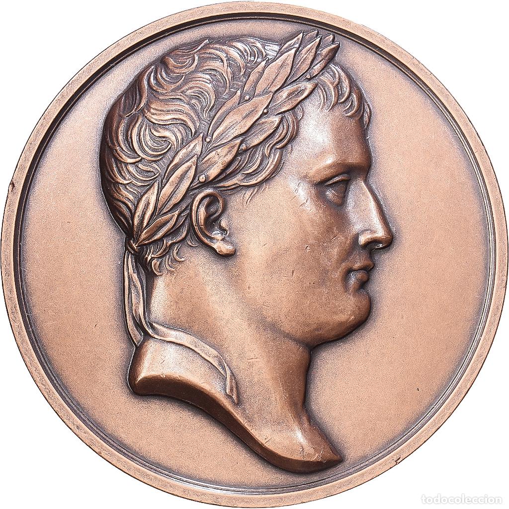 Medallas hist&oacute;ricas: [#1216554] Francia, medalla, Mort de Napol&eacute;on Ier &agrave; Sainte H&eacute;l&egrave;ne, Bronce, Brenet