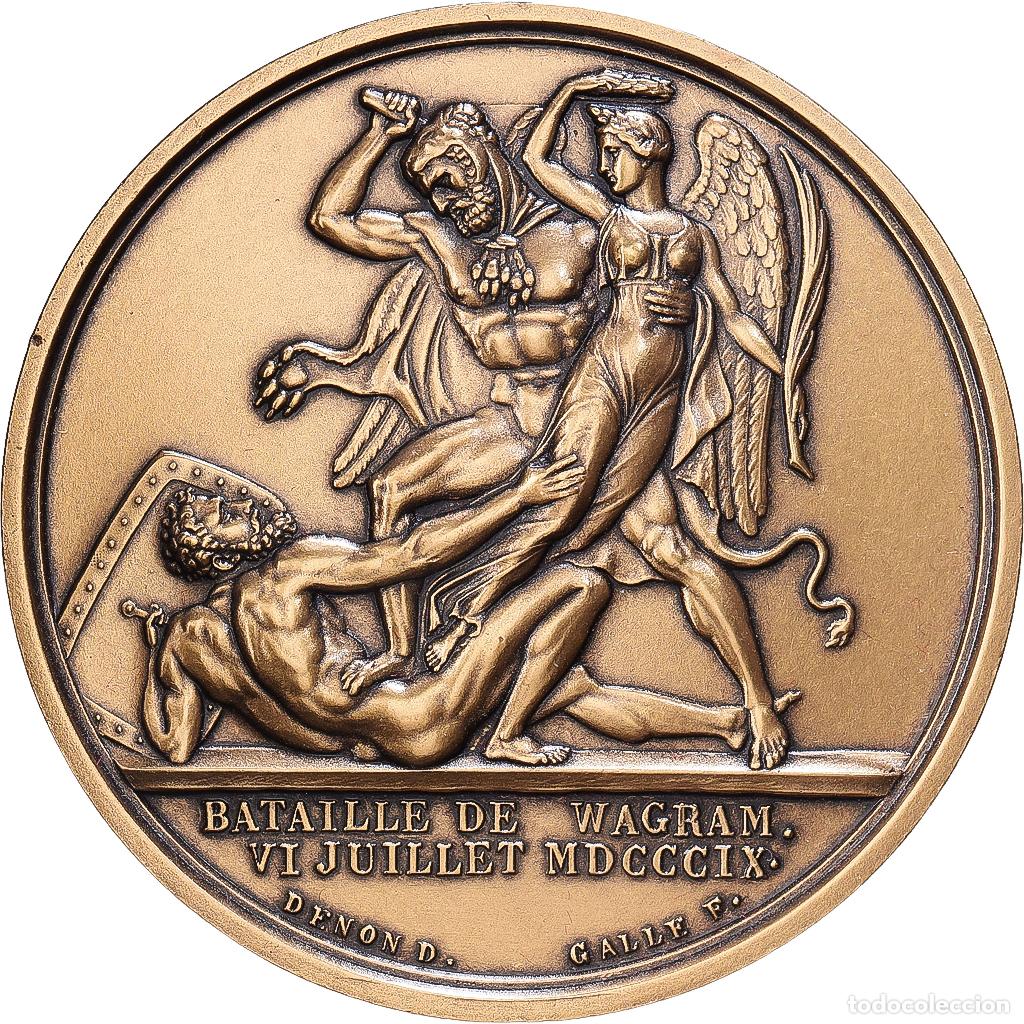 Medallas hist&oacute;ricas: [#1216622] Francia, medalla, Napol&eacute;on Ier, Bataille de Wagram (1809), Bronce, Denon, SC
