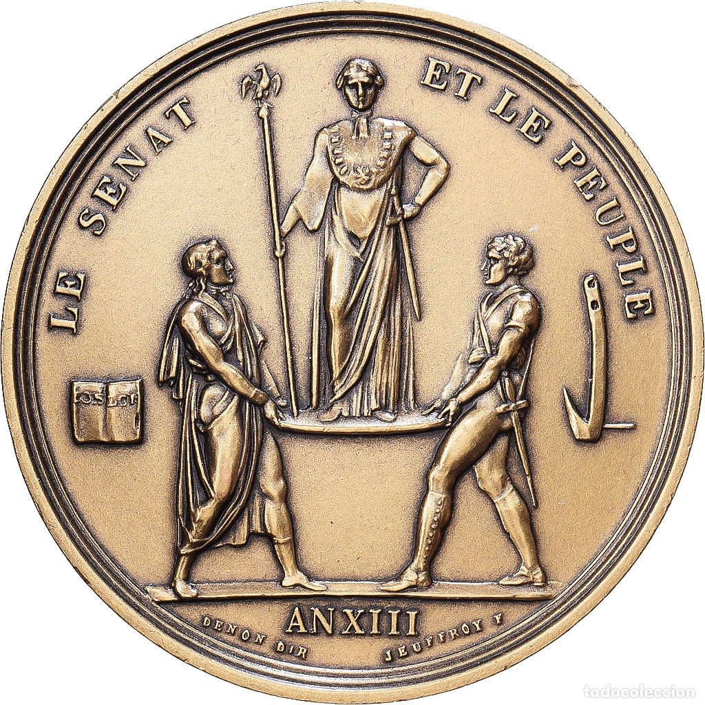 Medallas hist&oacute;ricas: [#1216633] Francia, medalla, Napol&eacute;on Ier, Le S&eacute;nat et le Peuple, Bronce, Denon, SC