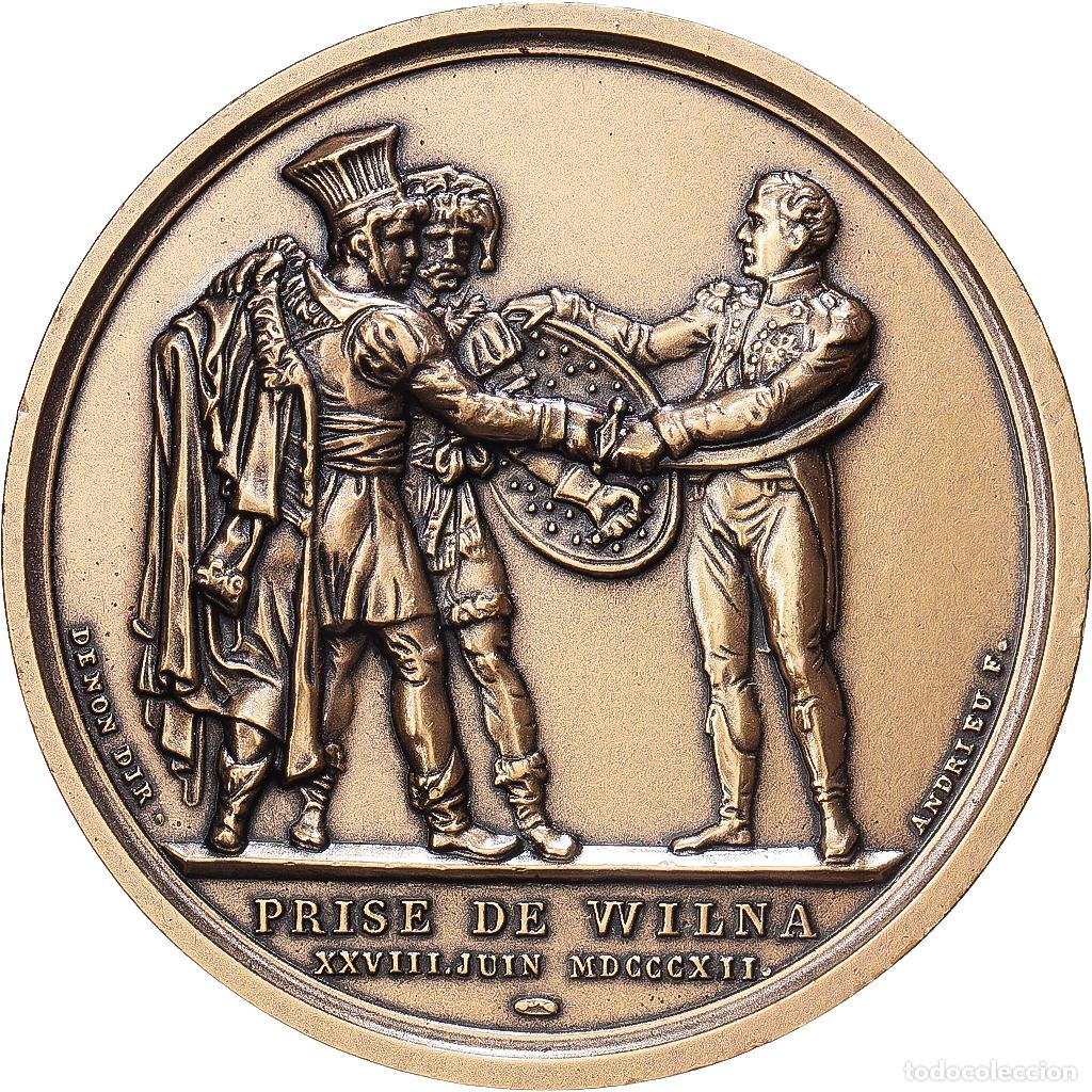 Medallas hist&oacute;ricas: [#1216634] Francia, medalla, Napol&eacute;on Ier, Prise de Wilna, Bronce, Denon, SC