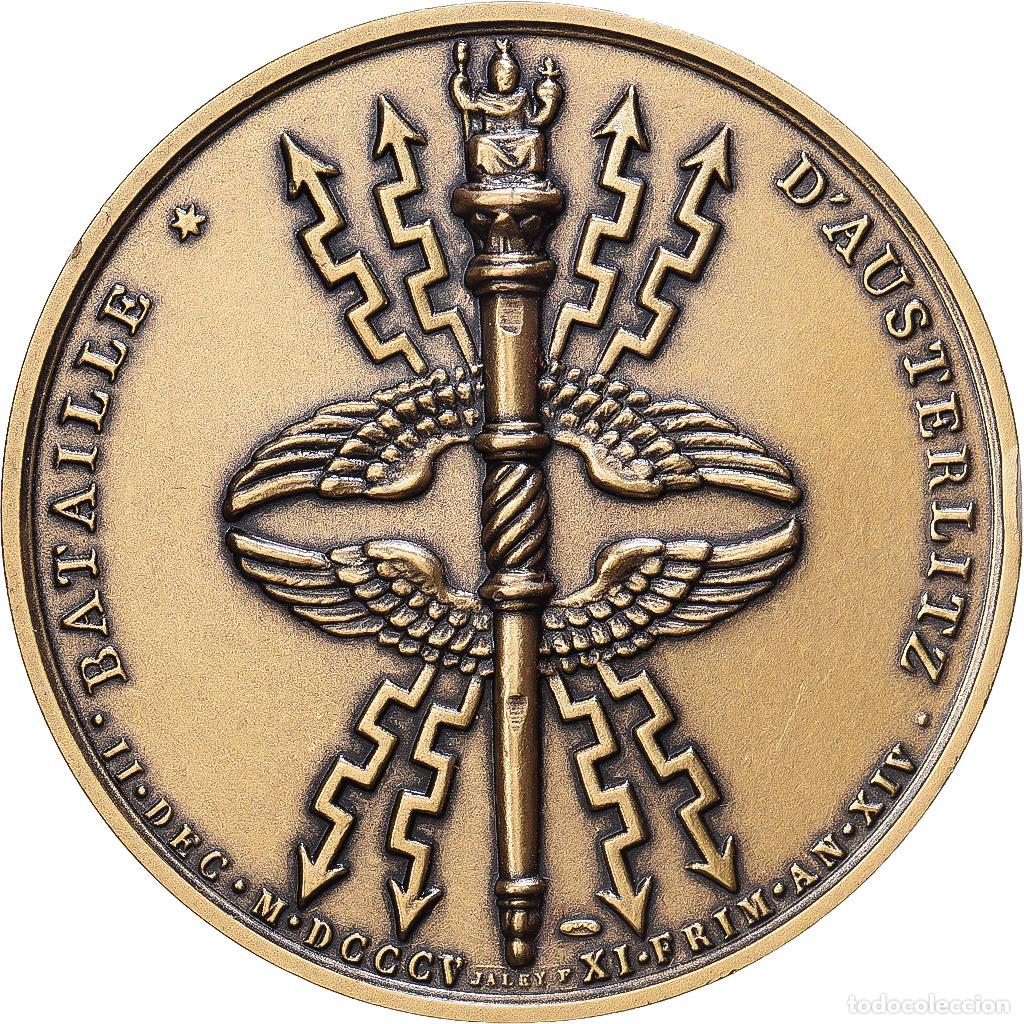 Medallas hist&oacute;ricas: [#1216636] Francia, medalla, Napol&eacute;on Ier, Bataille d'Austerlitz, Bronce, Denon, Restrike