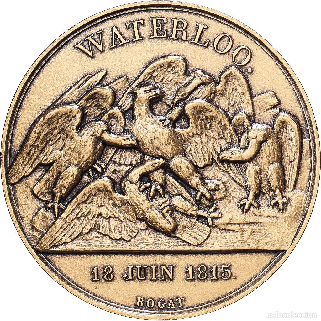 Medallas hist&oacute;ricas: [#1216635] Francia, medalla, Napol&eacute;on Ier, Bataille de Waterloo (1815), Bronce, Denon, SC