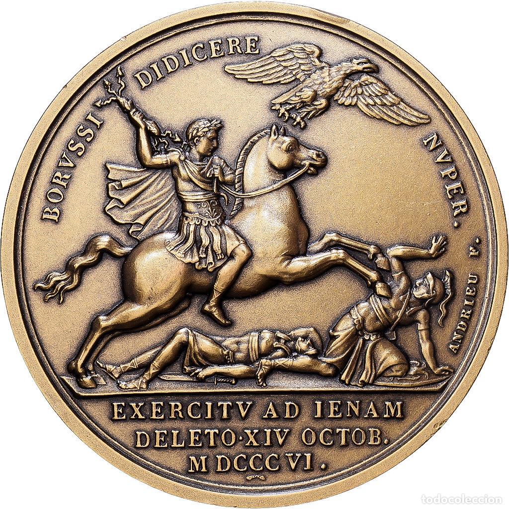 Medallas hist&oacute;ricas: [#1216642] Francia, medalla, Napol&eacute;on Ier, Bataille d'Iena, Bronce, Denon, Restrike, SC