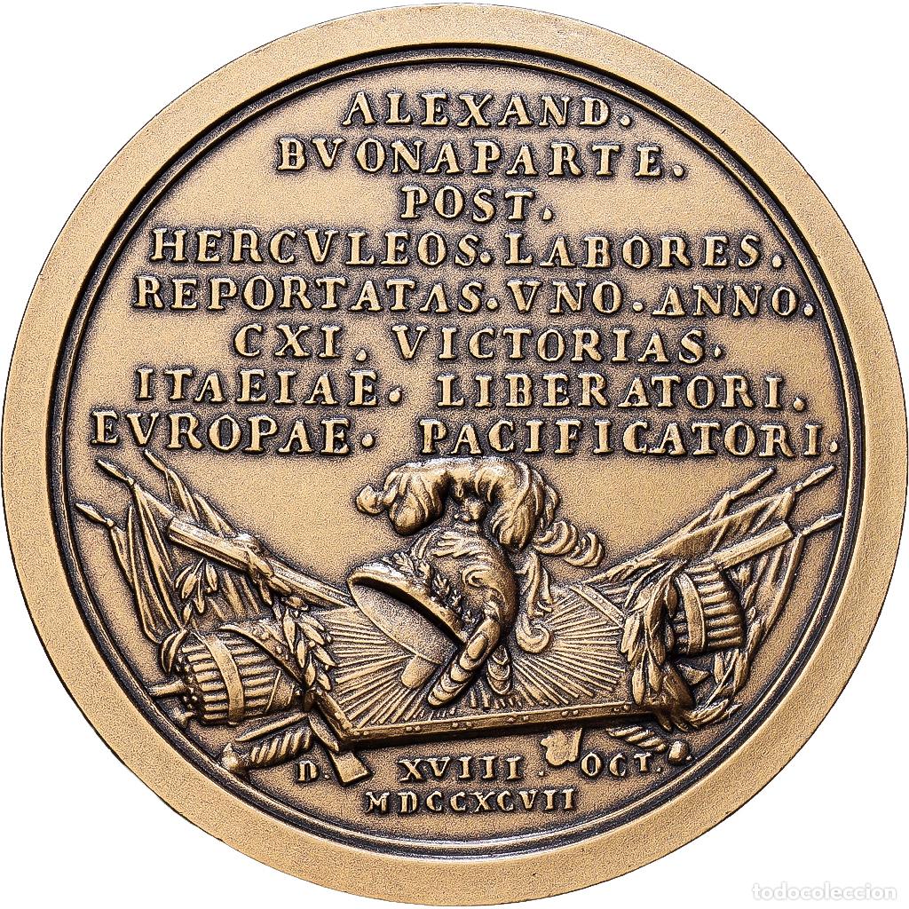 Medallas hist&oacute;ricas: [#1216643] Francia, medalla, Napol&eacute;on Bonaparte, Paix de Campo Formio avec l'Autriche