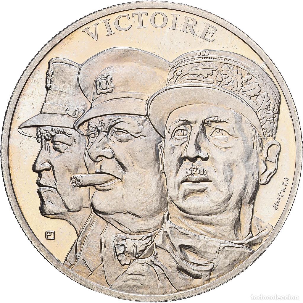 Medallas hist&oacute;ricas: [#1216654] Francia, medalla, Seconde Guerre Mondiale, Victoire du 8 Mai 1945, Cobre -