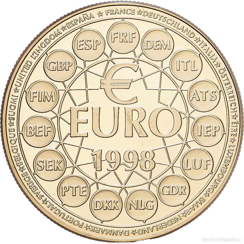 Medallas hist&oacute;ricas: [#1216653] Francia, medalla, Europe, 10 Euro Essai, 1998, Cobre - n&iacute;quel, SC+