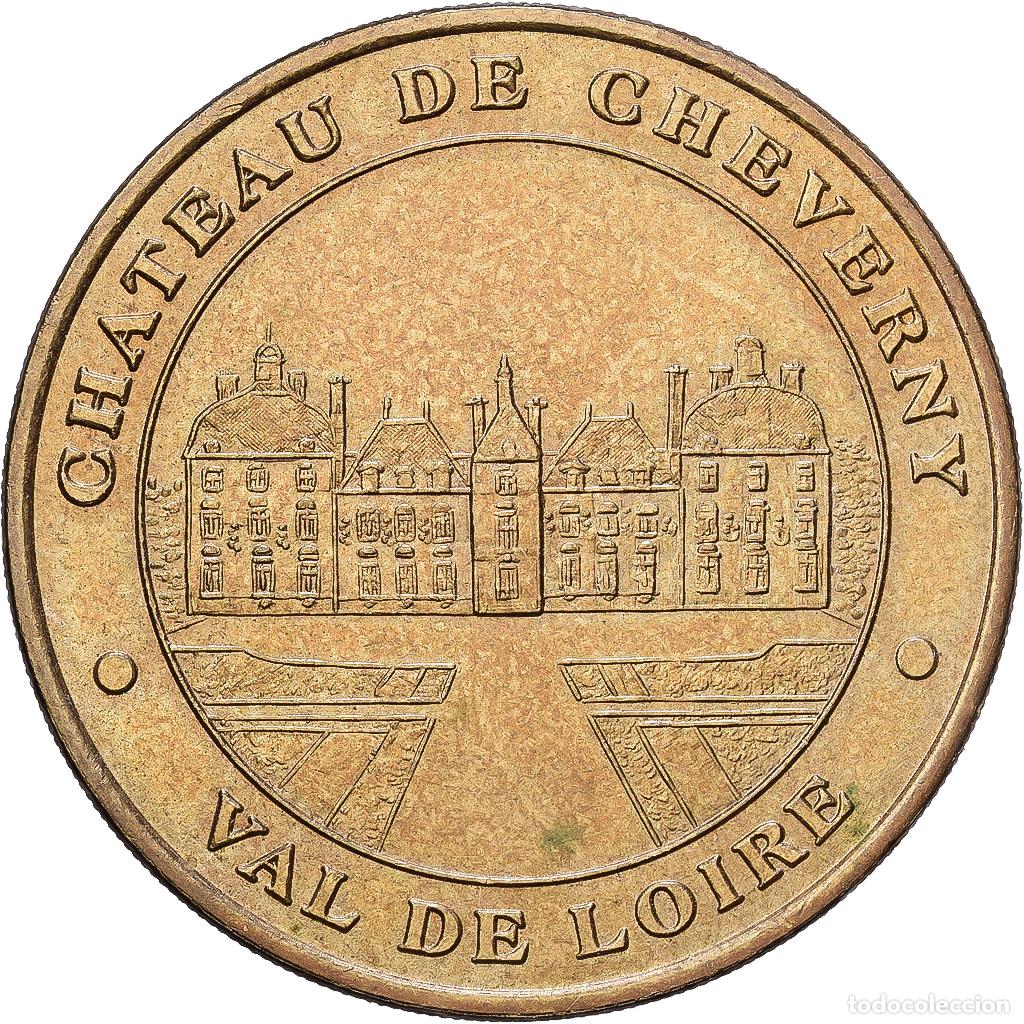 Medallas hist&oacute;ricas: [#1216660] Francia, zeton, Ch&acirc;teau de Cheverny, 1999, Aluminio y cupron&iacute;quel, Monnaie de
