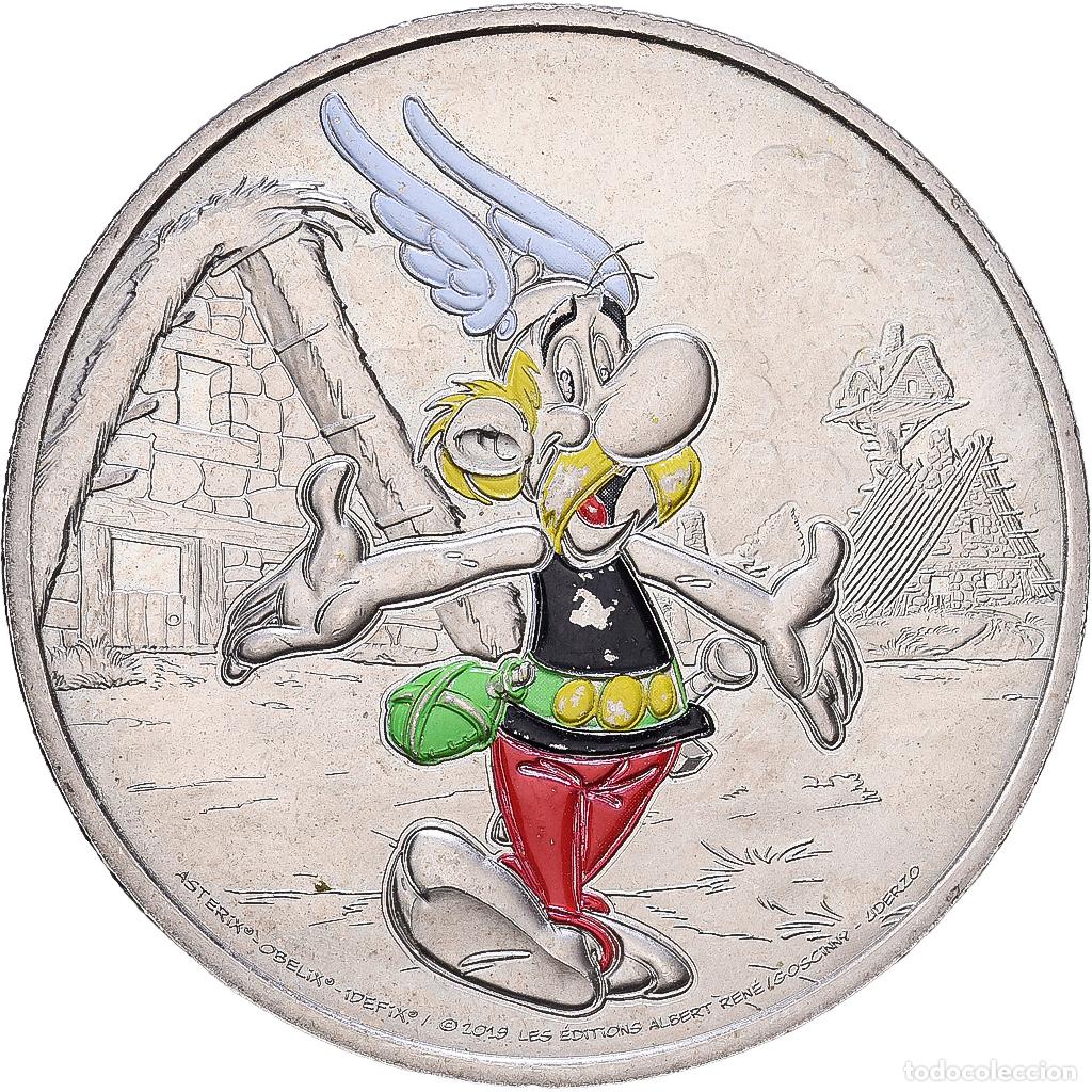 Medallas hist&oacute;ricas: [#1216678] Francia, zeton, Ast&eacute;rix,, Cupron&iacute;quel, MDP, EBC